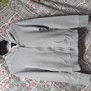 Moda International Grey Zip Up Jacket, Size M